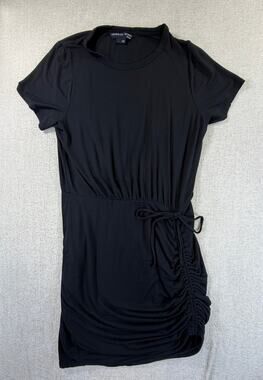 Veronica Beard Jeans Women's Large Black Bodycon Knit Knee Length Pullover Dress